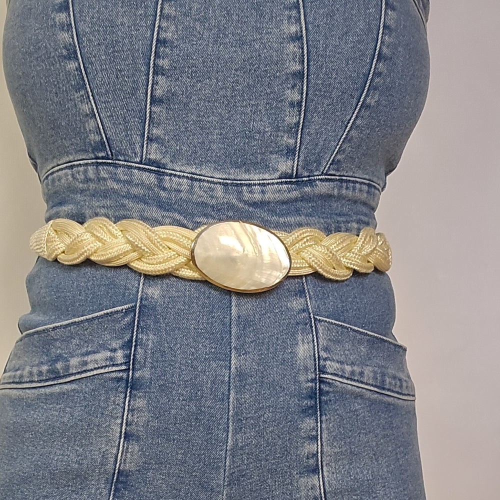 Vintage Rope Stone Belt - Picture 3 of 6